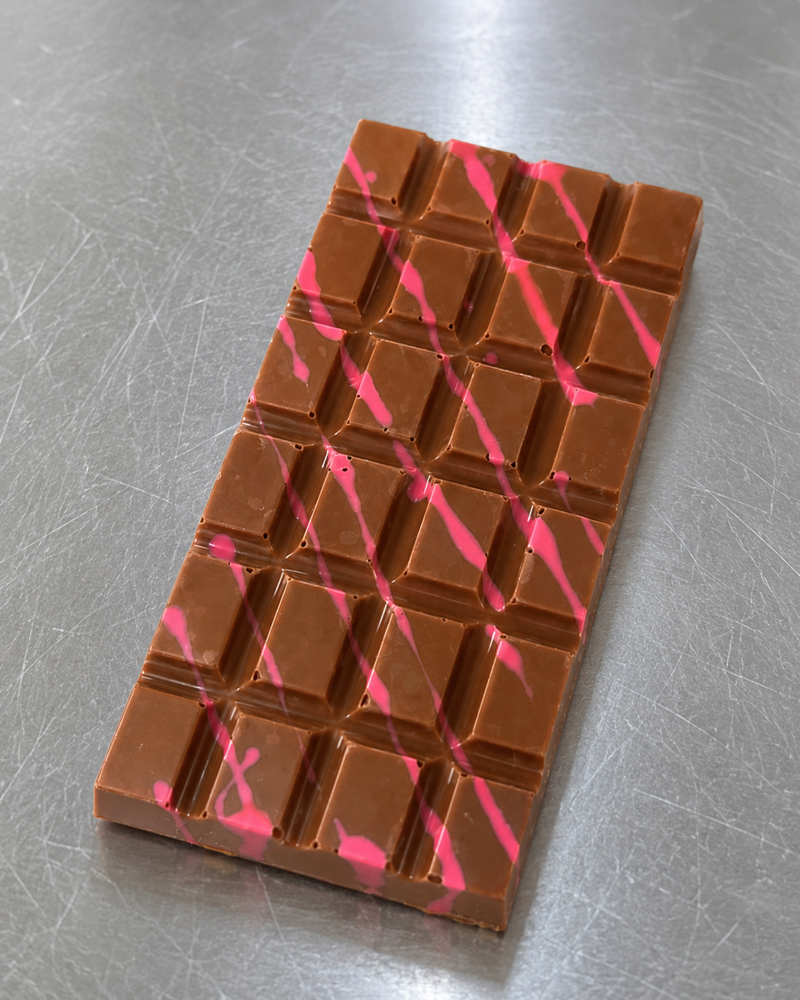 Melkchocolade met Franui & frambozen marshmallow
